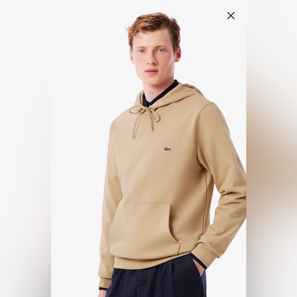 Lacoste Men's Beige Hoodie